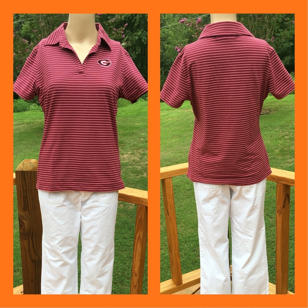 Nike Golf Stripped Short Sleeve Polo